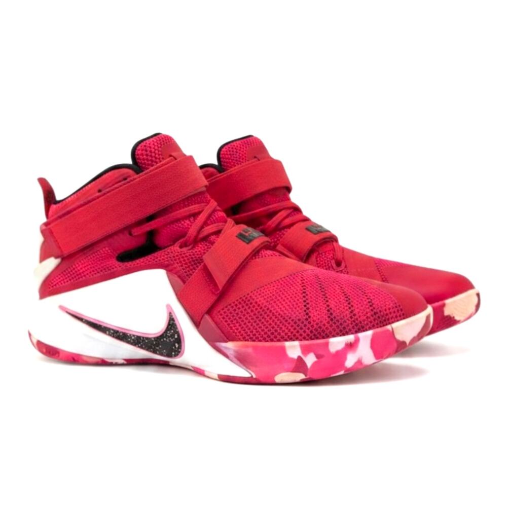 Nike LeBron Soldier 9 Think Pink Basketball Shoes 5.5Y Pink